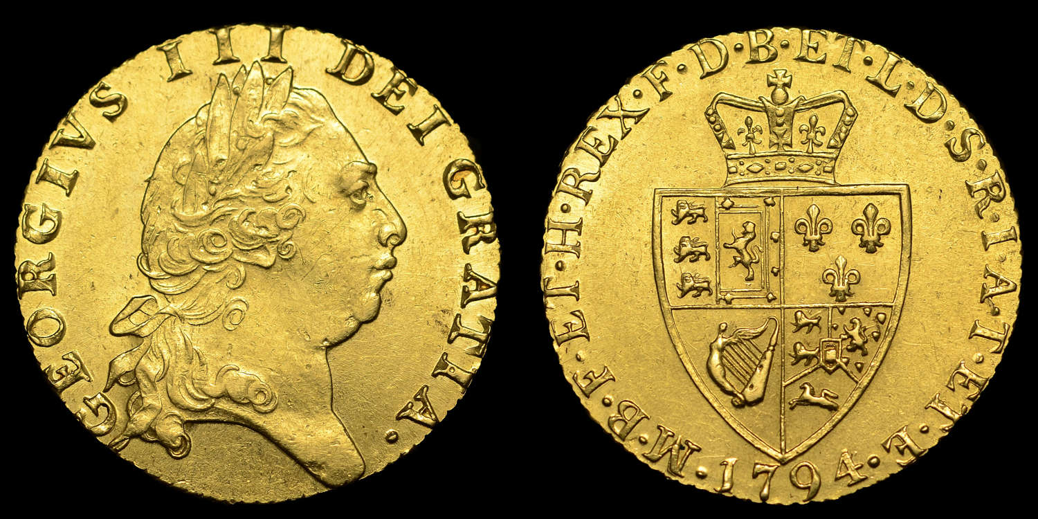 GEORGE III 1794 GOLD GUINEA