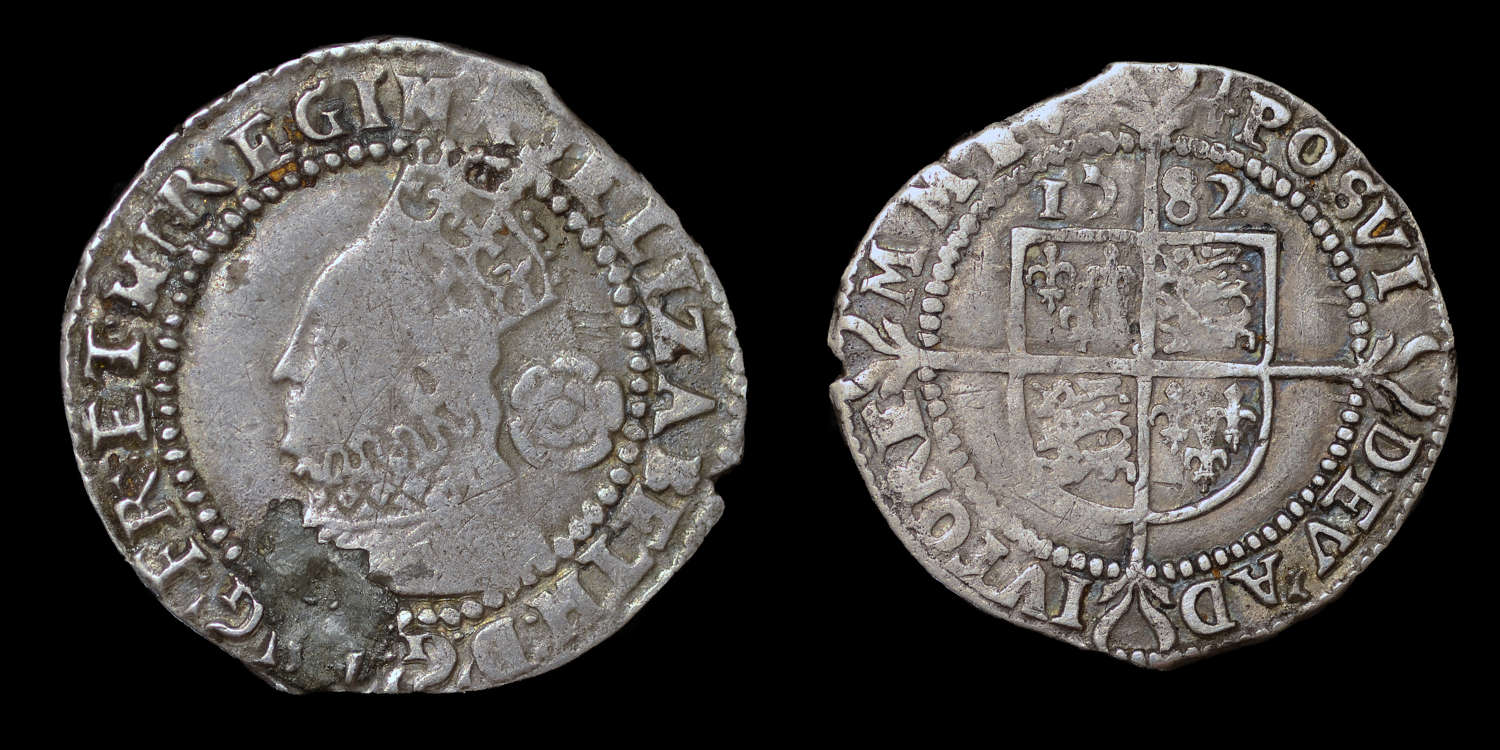 ELIZABETH I, THREEPENCE DATED 1583