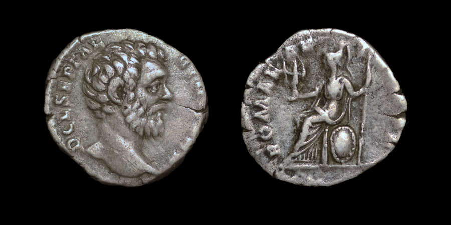 CLODIUS ALBINUS, DENARIUS