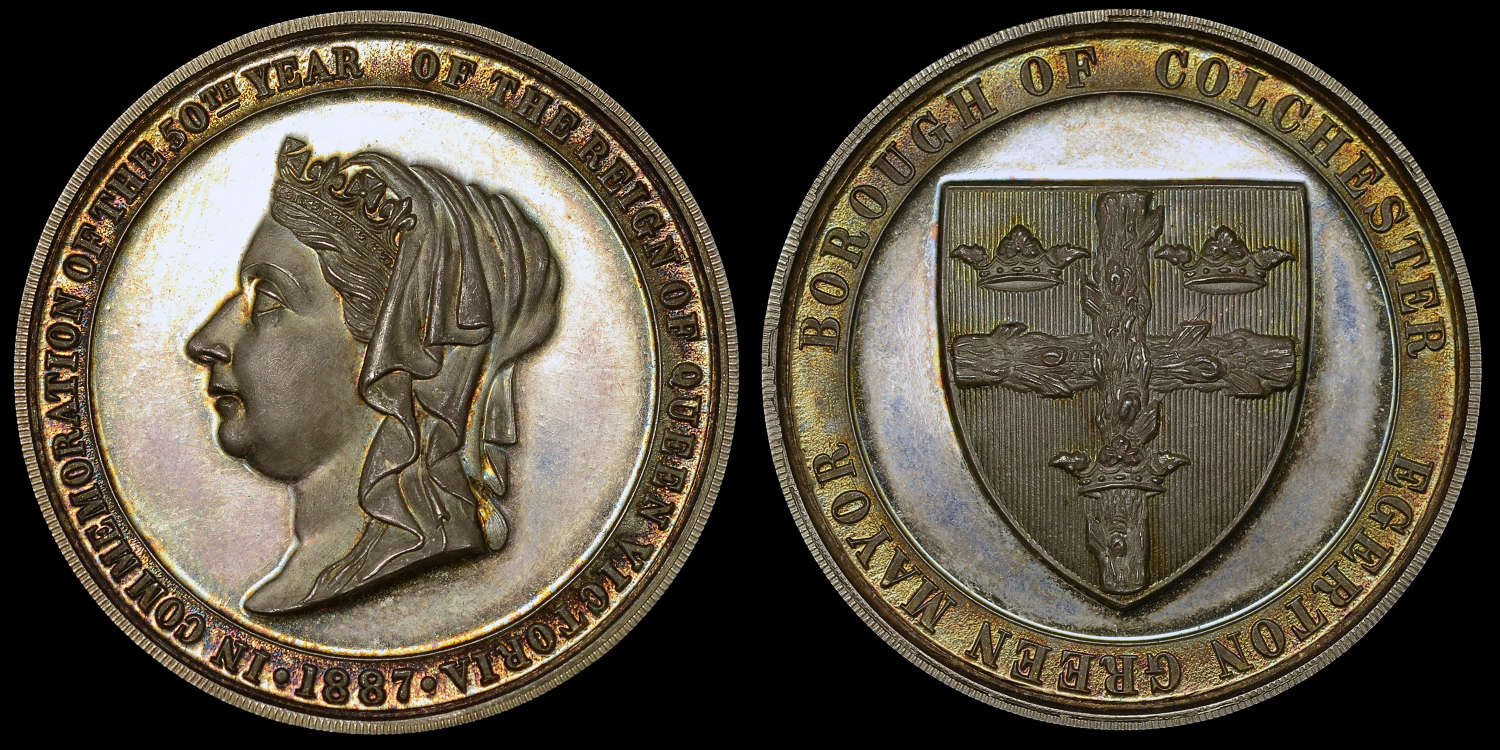 VICTORIA, GOLDEN JUBILEE SILVER MEDAL, 1887