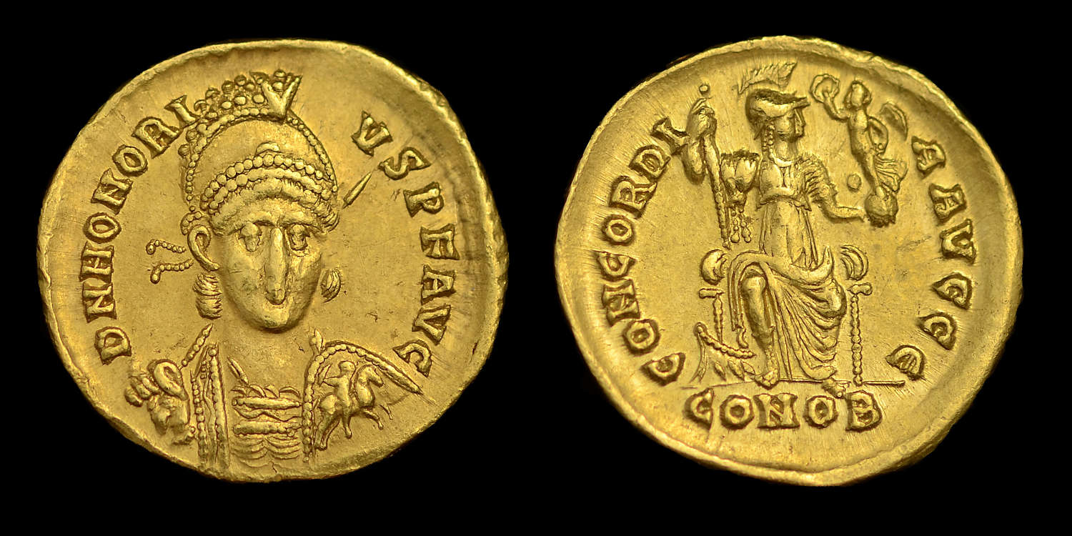 HONORIUS GOLD SOLIDUS