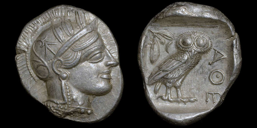 ATTICA, ATHENS, SILVER TETRADRACHM