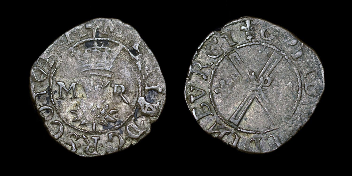 MARY QUEEN OF SCOTS BAWBEE (SIX PENCE)
