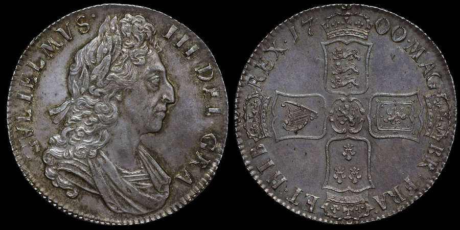 WILLIAM III, 1700 SILVER CROWN