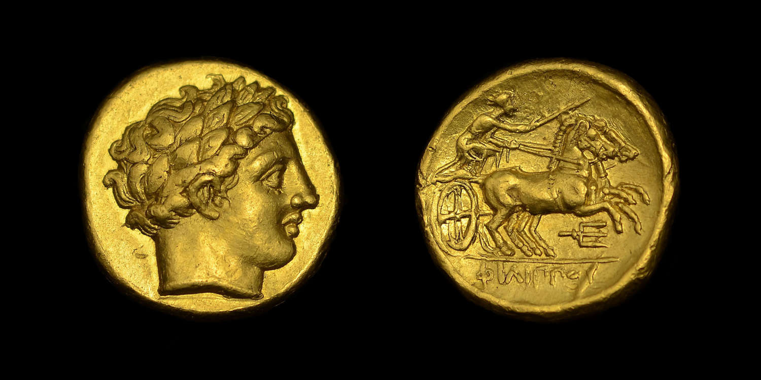 KINGDOM OF MACEDON, PHILIP II, GOLD STATER