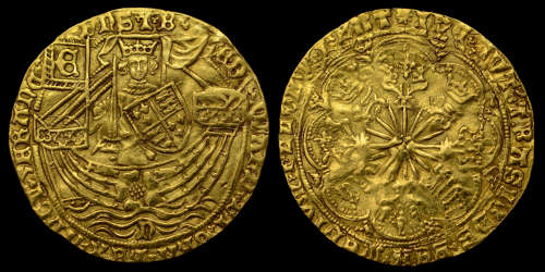 EDWARD IV GOLD RYAL 'ROSE NOBLE' NORWICH MINT