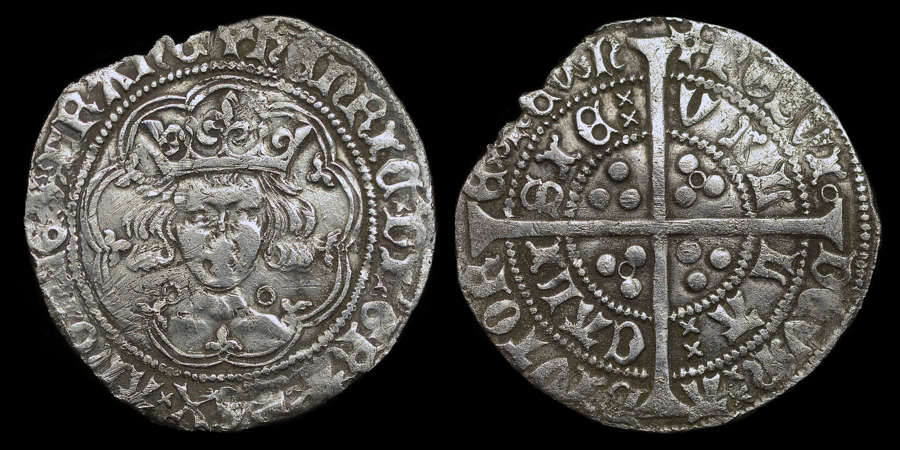 HENRY VI SILVER GROAT, ANNULET ISSUE, CALAIS MINT