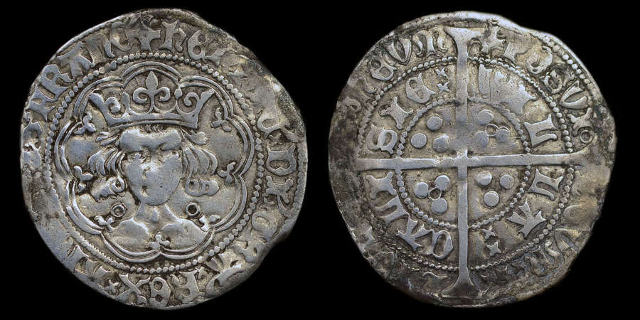 HENRY VI SILVER GROAT, ANNULET ISSUE, CALAIS MINT