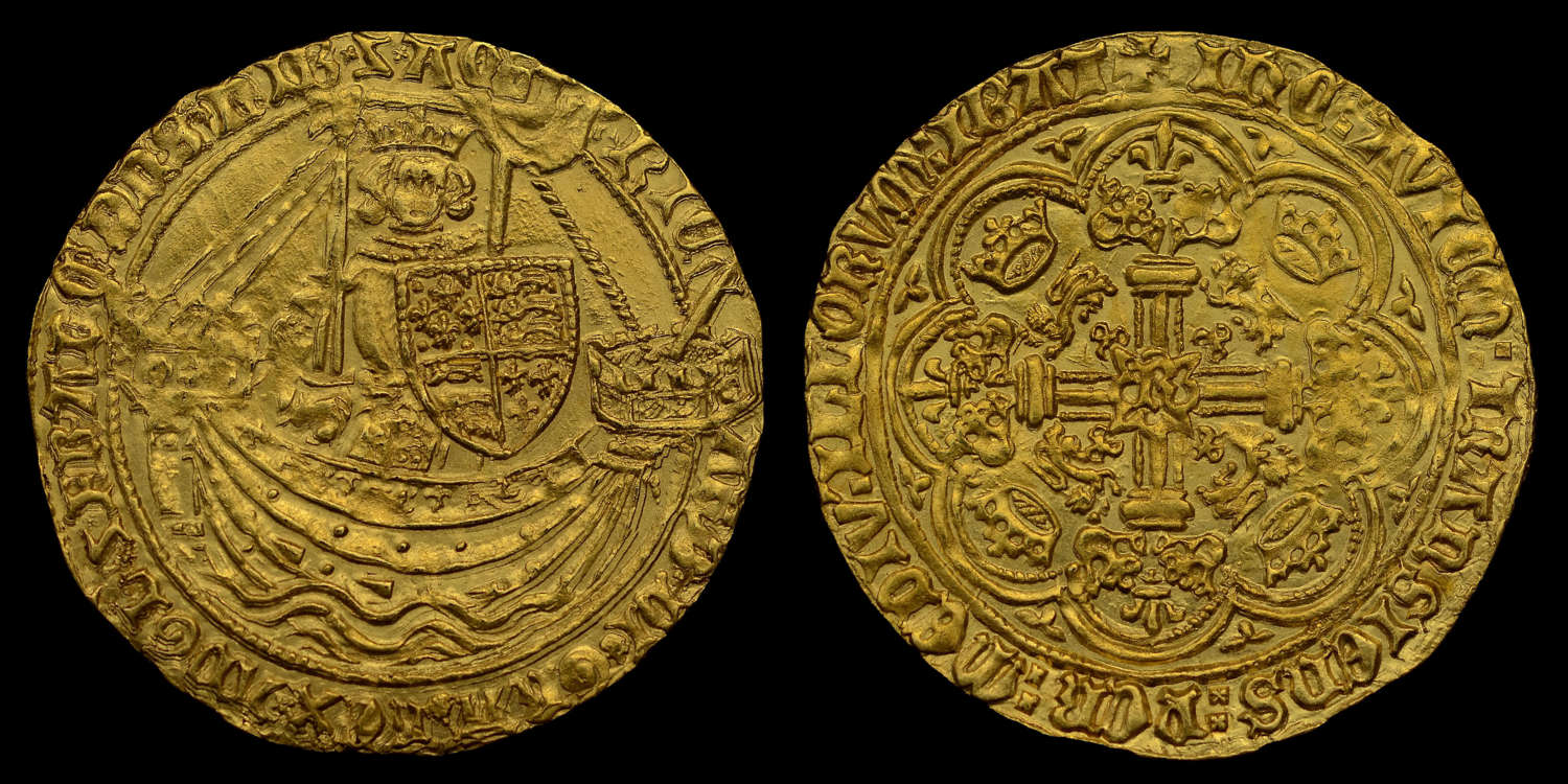 RICHARD II GOLD NOBLE MS 62