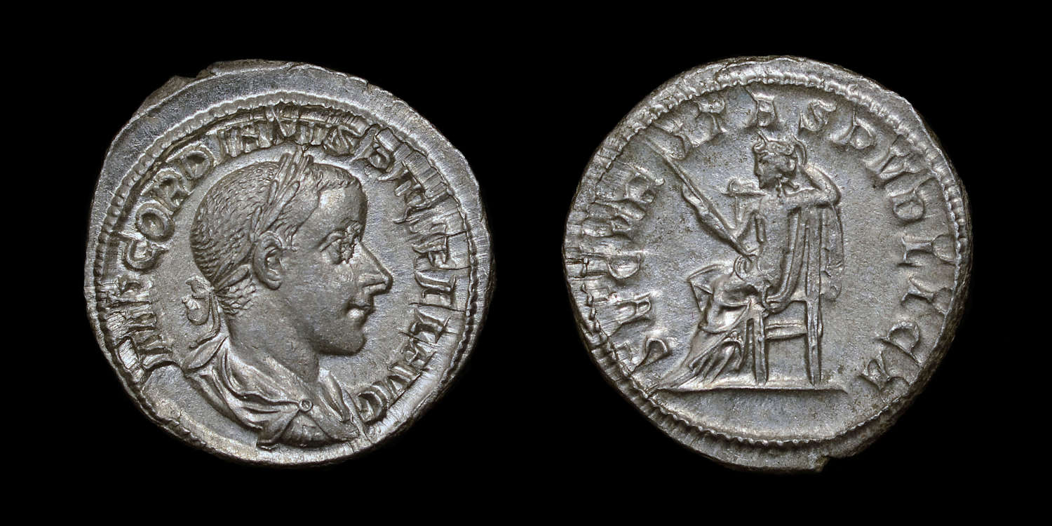 GORDIAN III SILVER DENARIUS