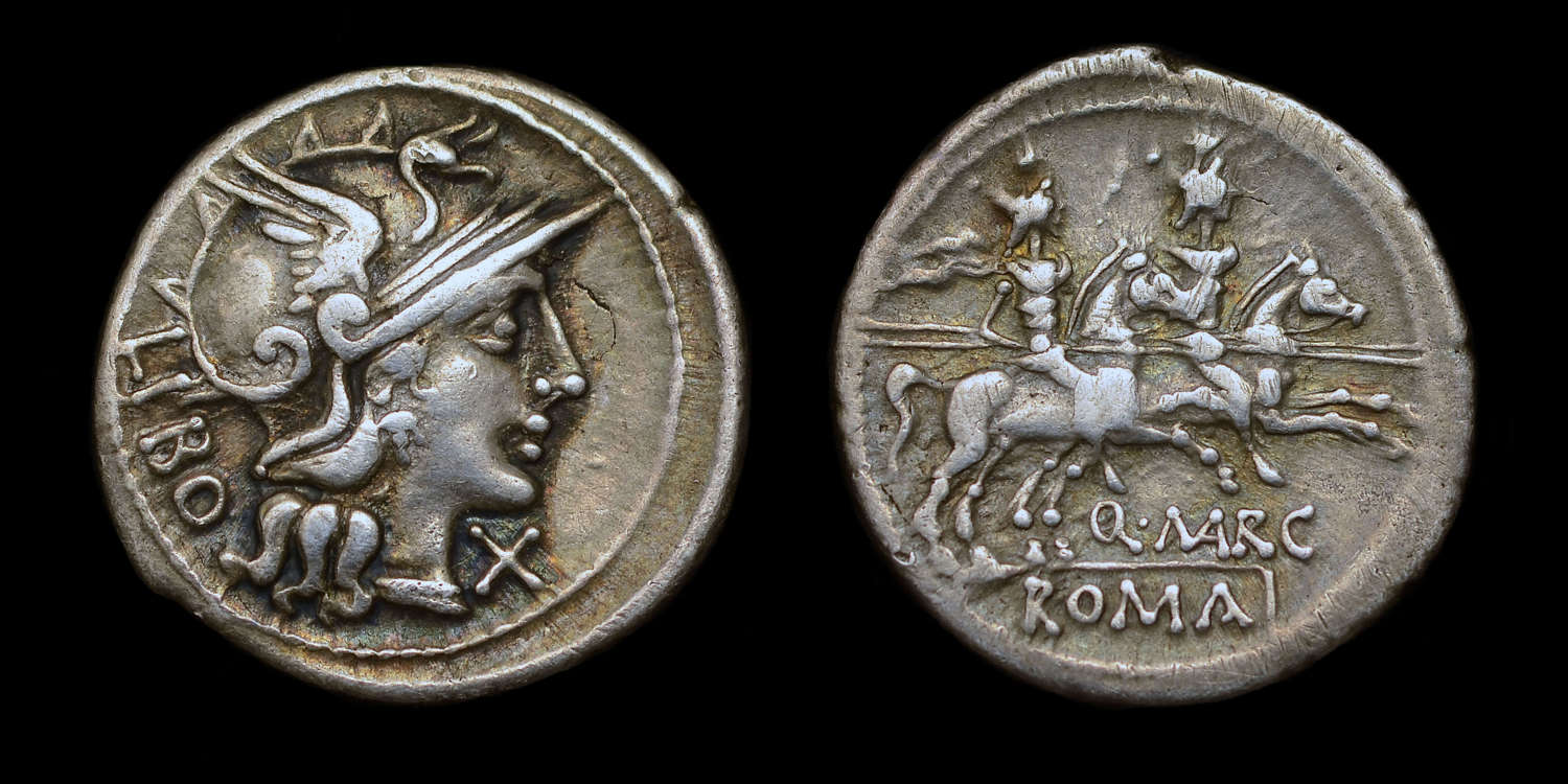 ROMAN REPUBLICAN, L. AEMILIUS LEPIDUS PAULLUS SIVER DENARIUS