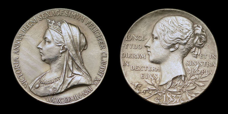 VICTORIA, 1897 DIAMOND JUBILEE, SILVER MEDAL