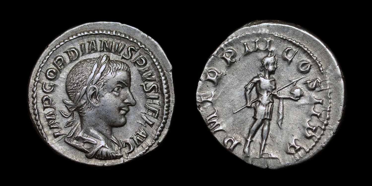 GORDIAN III, SILVER DENARIUS