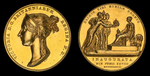 VICTORIA, 1838 CORONATION GOLD MEDAL