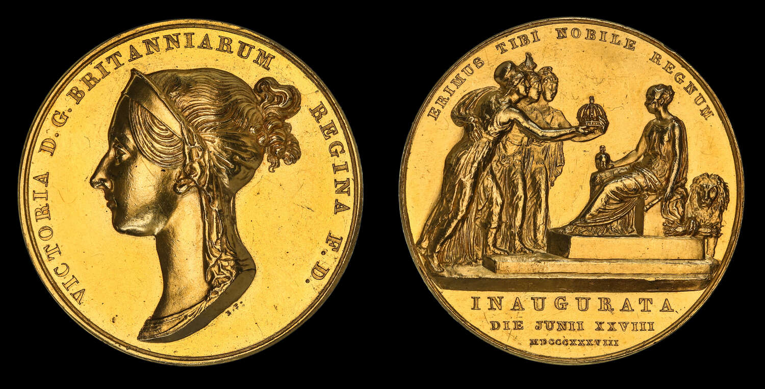 VICTORIA, 1838 CORONATION GOLD MEDAL